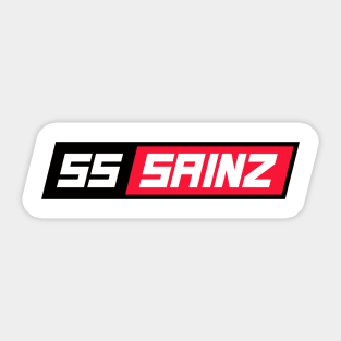 Carlos Sainz 55 F1 Driver Sticker